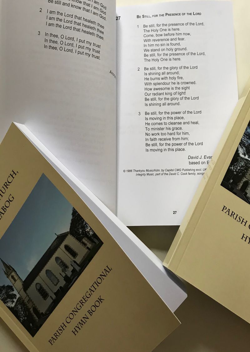St Mary's Church Aghabog hymn book